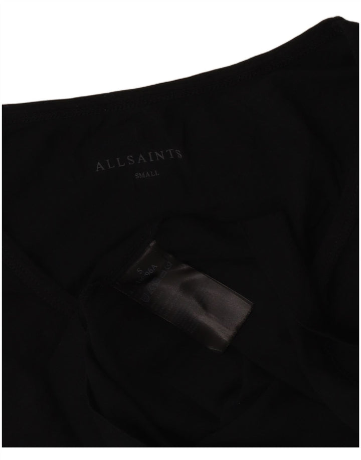 All Saints Vest Vest Top Bumbac Negru Mic