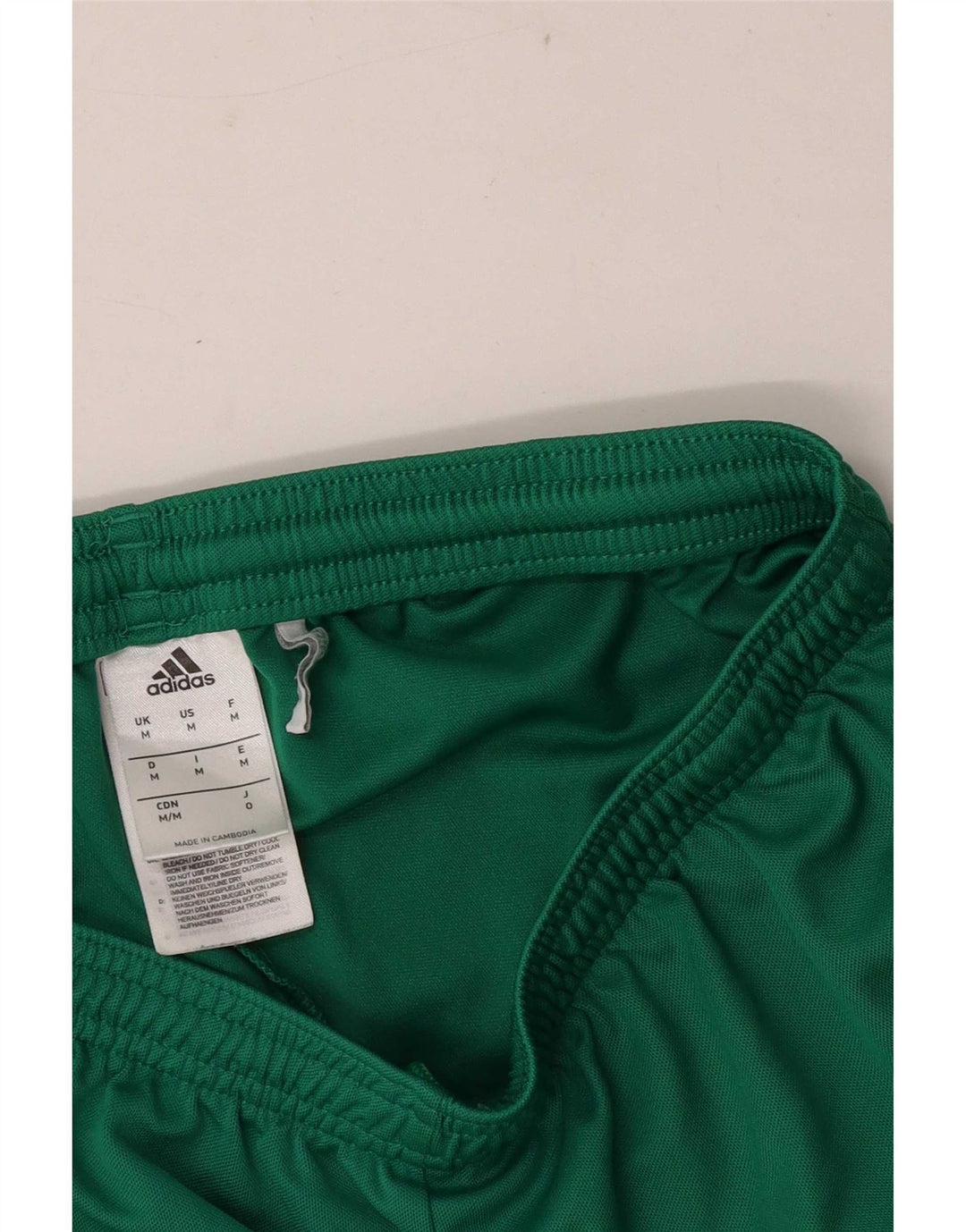 Pantaloni scurți sport pentru bărbați Adidas Climalite, poliester verde mediu