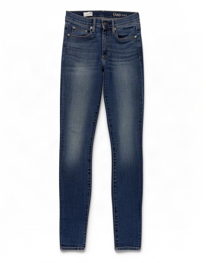 Blugi skinny pentru femei Gap W26 L30 albastru