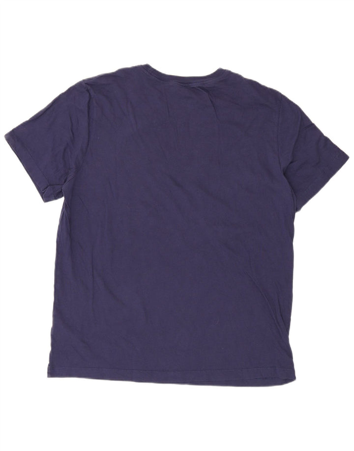 Tricou grafic Nike pentru bărbați Top mare din bumbac bleumarin