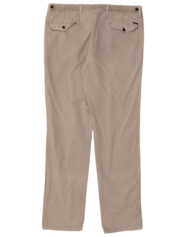 Massimo Dutti Pantaloni chino subțiri pentru bărbați EU 46 XL W36 L33 Bej