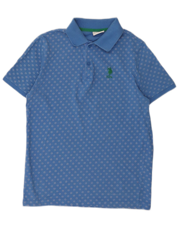 U.S. Polo Assn. Tricou polo pentru bărbați XS Bumbac cu pete albastre