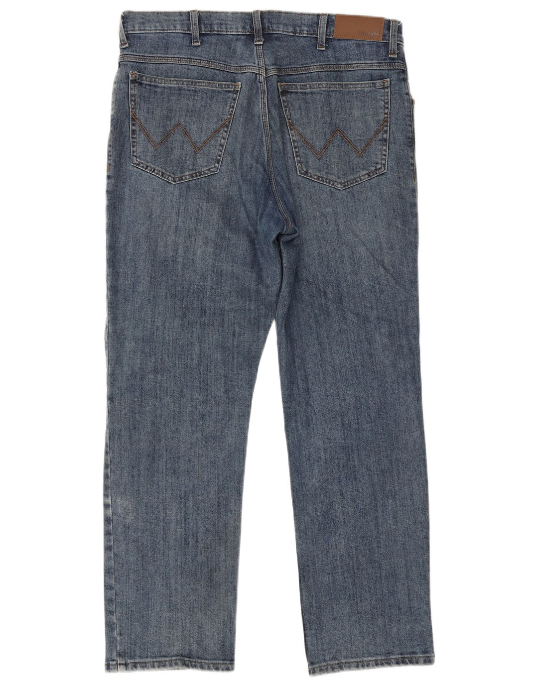 Blugi drepti pentru bărbați Wrangler W36 L30 Bumbac albastru