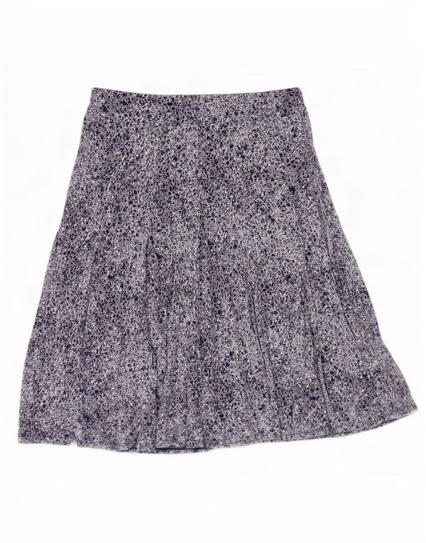 Fustă A-Line Per Una Marks & Spencer pentru femei UK 14 Large W32 Bleumarin
