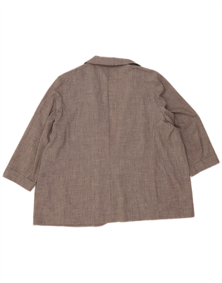 Marks & Spencer jachetă pentru femei cu mâneci 3/4 deschise, UK 24 4XL, gri