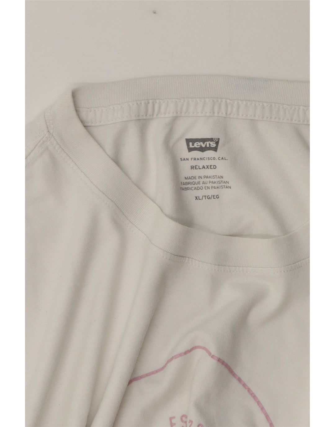 Tricou grafic pentru bărbați Levi's Top XL Bumbac alb