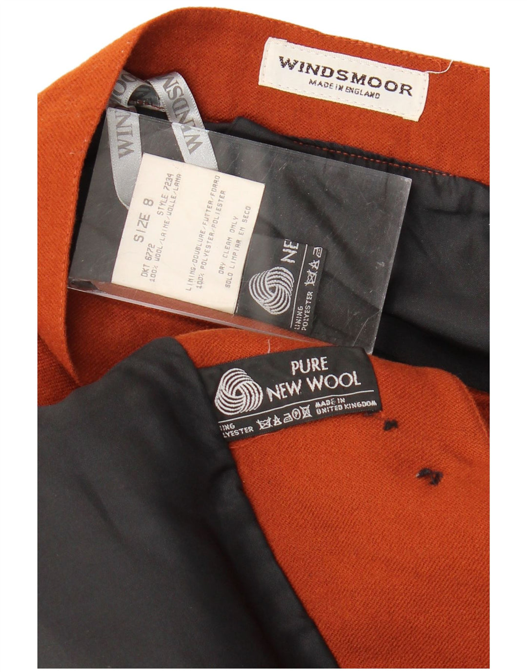 Set de fuste supradimensionate pentru femei Windsmoor, 2 piese, UK 8, mici, W26, lână nouă maro