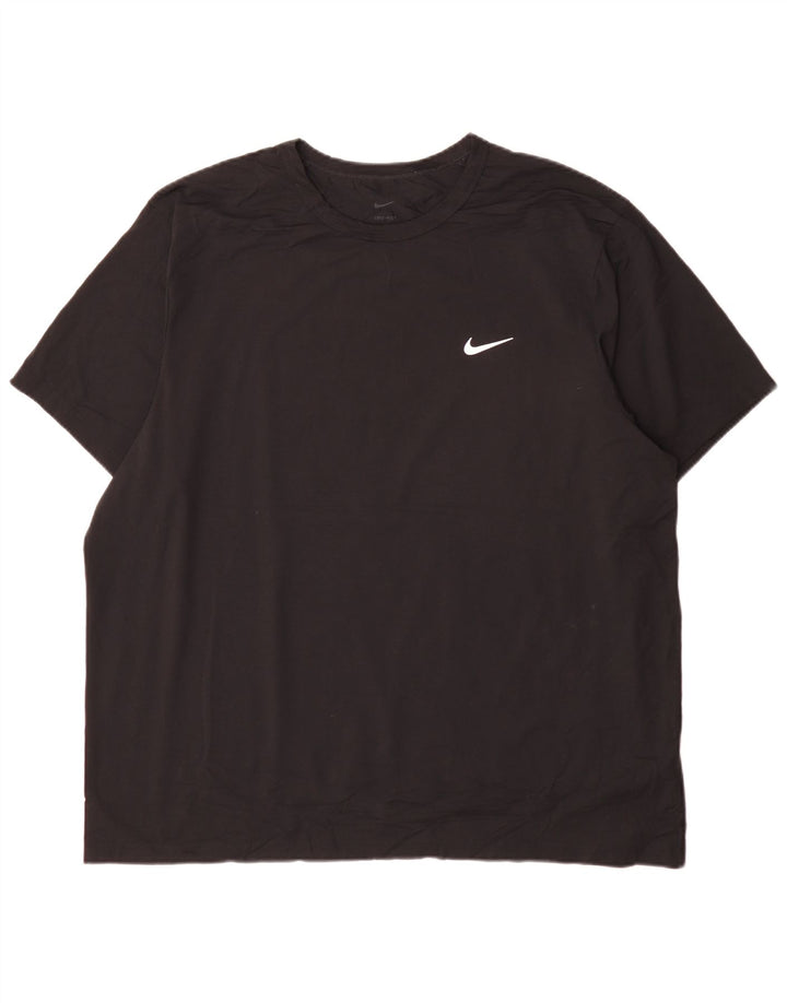 Tricou pentru bărbați Nike Dri Fit Top 2XL poliester negru