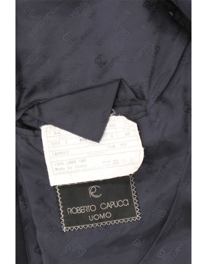 Jachetă blazer pentru bărbați Roberto Capucci IT 54 2XL bleumarin