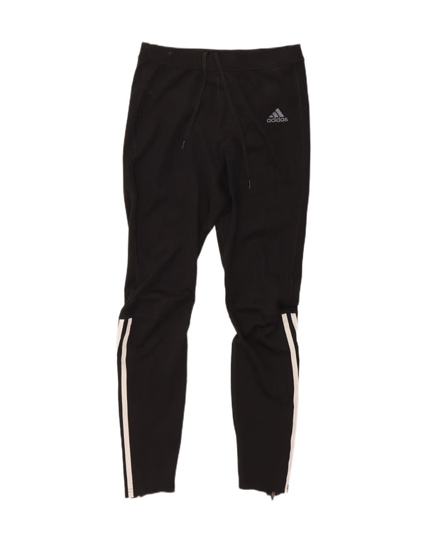 Pantaloni de trening Adidas Climalite pentru femei UK 12 Poliester mediu negru