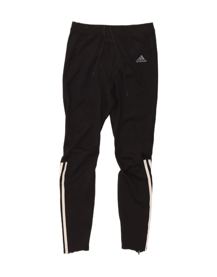 Pantaloni de trening Adidas Climalite pentru femei UK 12 Poliester mediu negru