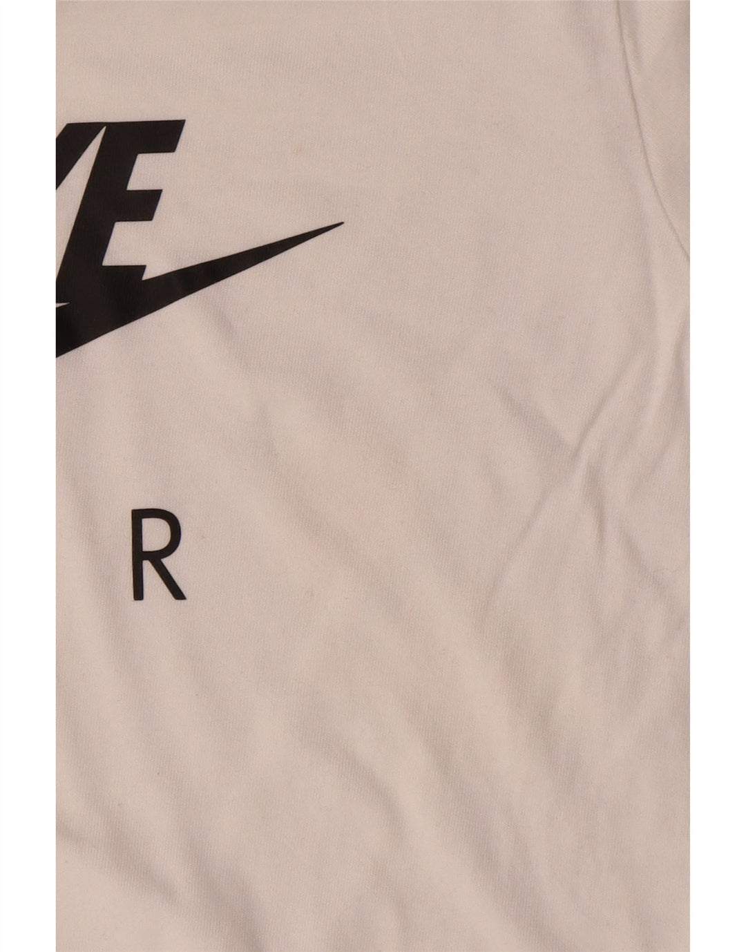 Tricou grafic pentru băieți NIKE Top 10-11 ani Bumbac alb mediu