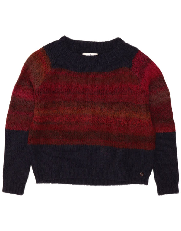 Pulover Replay pentru damă, cu gât de barcă, UK 10 Mic, albastru marin, color block