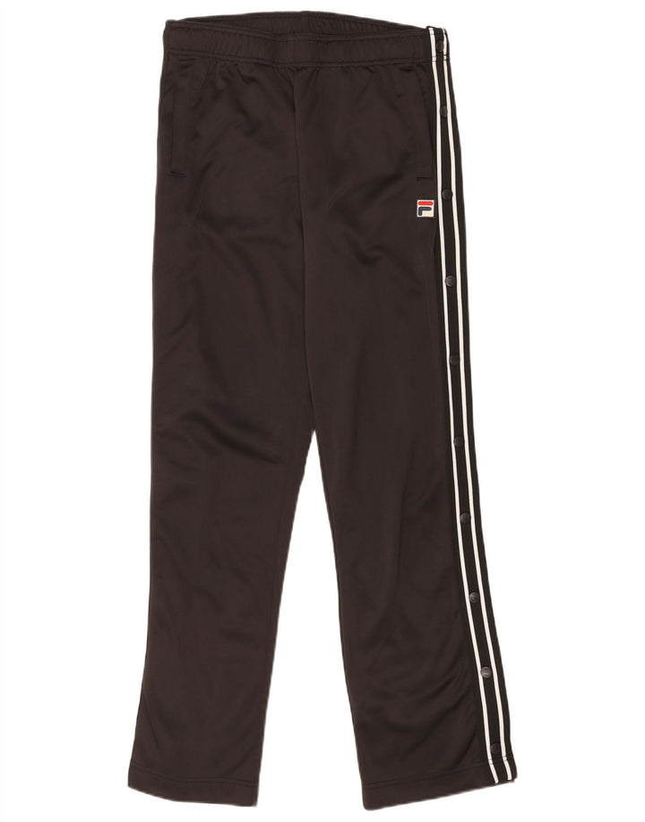 Pantaloni de trening Fila pentru femei UK 12 Poliester mediu negru