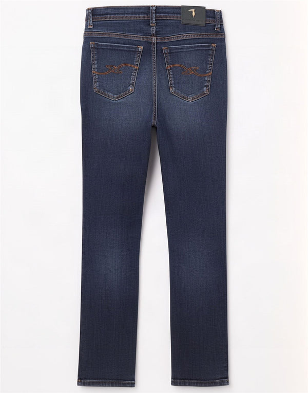 Trussardi Womens Slim Jeans W28 L28 Blue