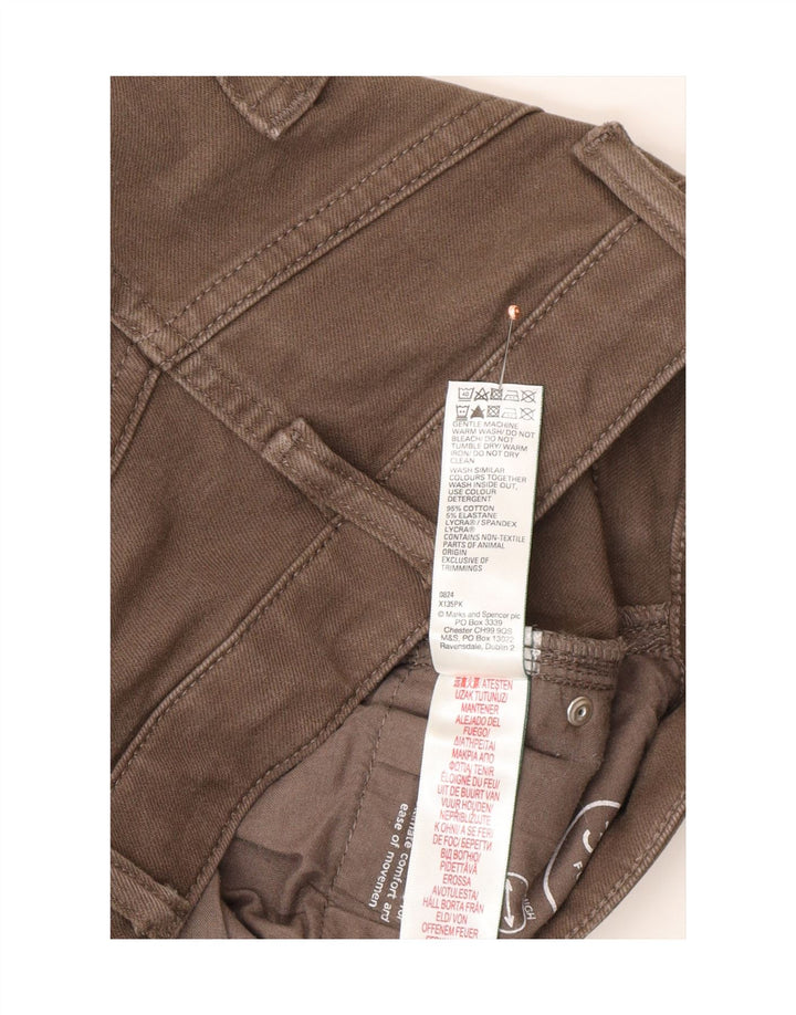 Blugi drepti pentru bărbați Marks & Spencer W36 L29 bumbac maro