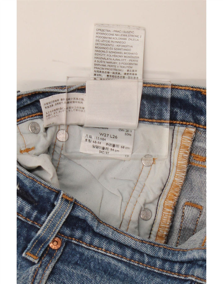 Blugi drepti pentru femei Levi's W27 L26 Bumbac albastru