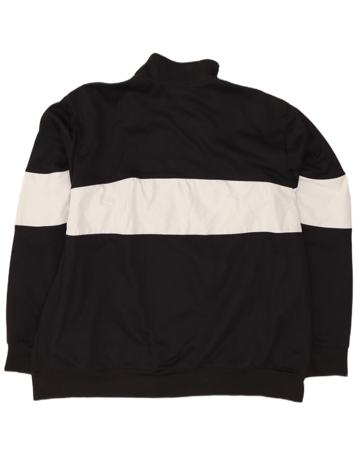 Jachetă de trening grafică ADIDAS pentru bărbați, 2XL, poliester color bloc negru