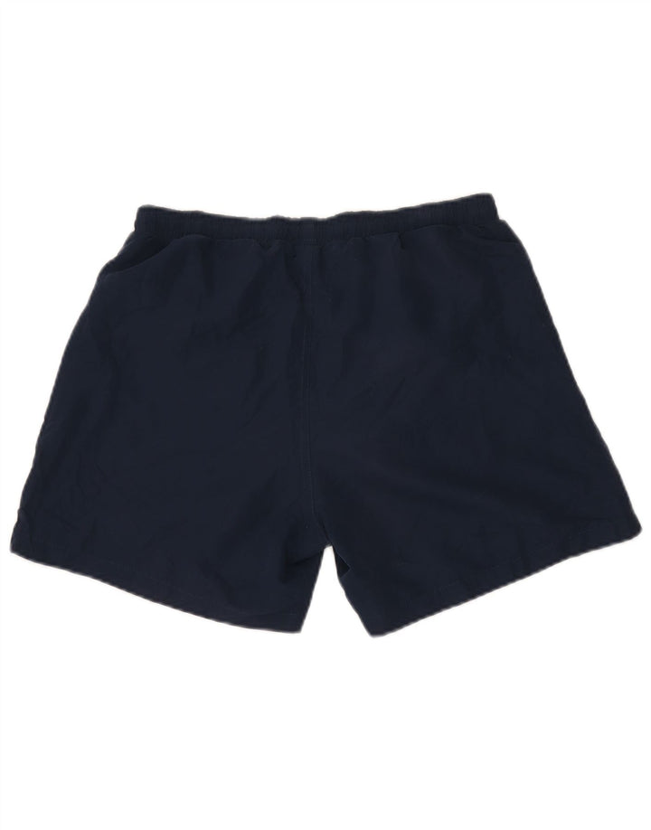 Pantaloni scurți de sport grafic Kappa pentru bărbați, poliester mediu albastru