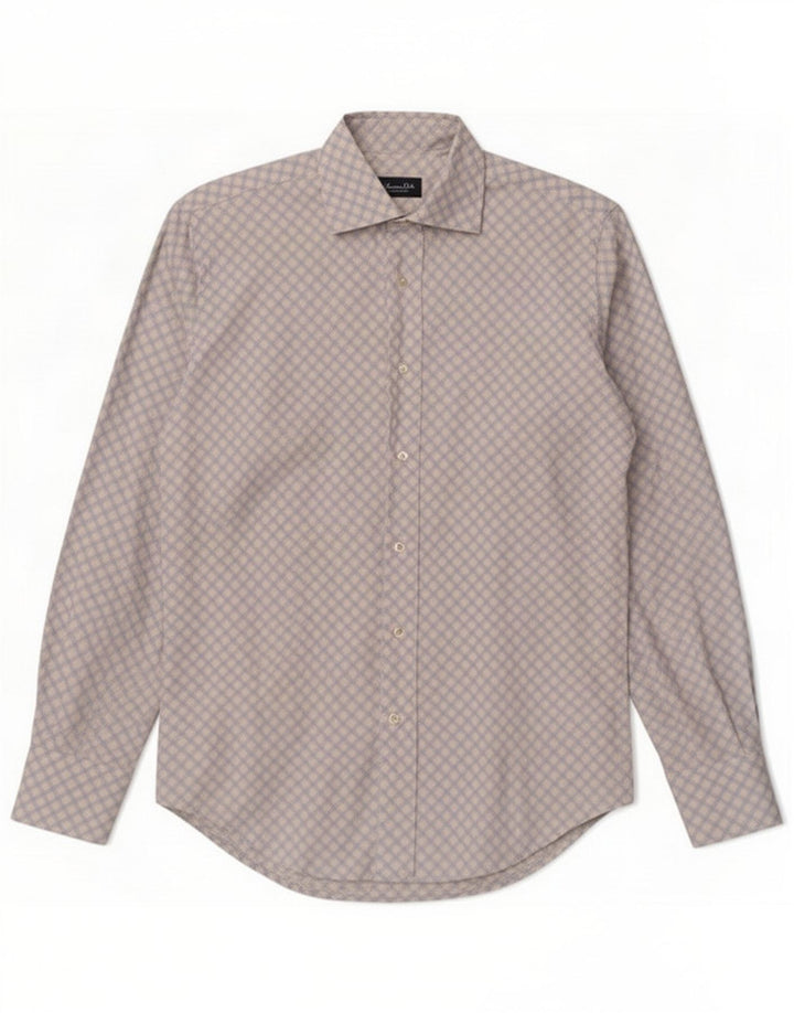 Massimo Dutti Cămașă pentru bărbați Mărimea 40 Medium Blue Geometric