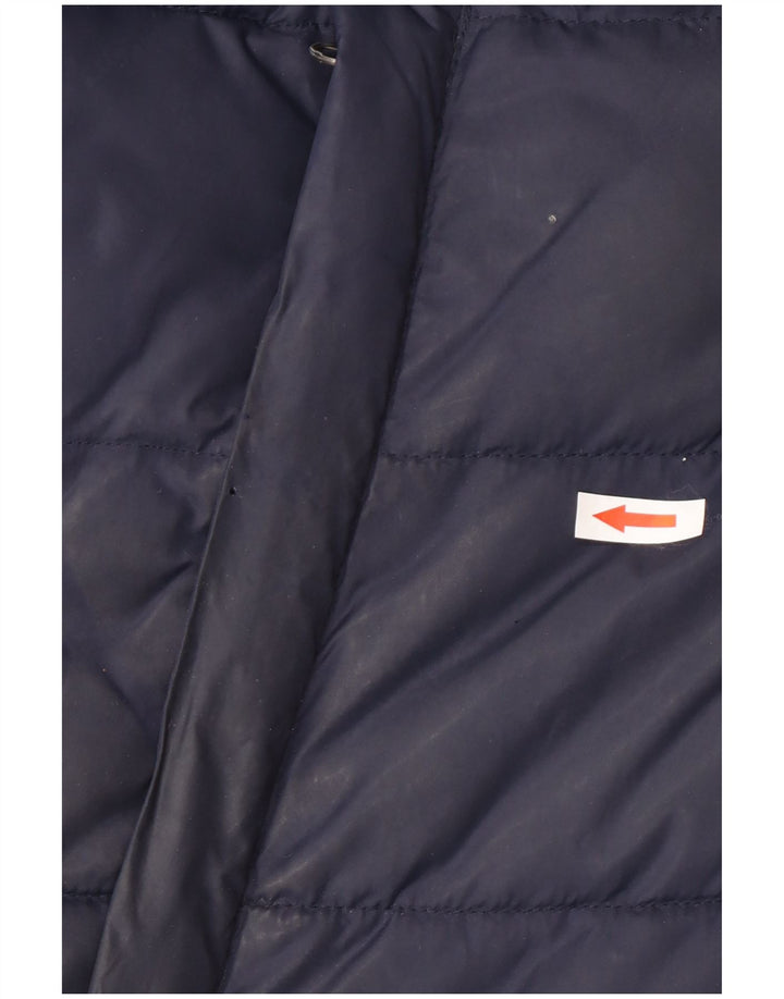 Jachetă căptușită cu grafică pentru bărbați Superdry UK 40, mare, nailon bleumarin