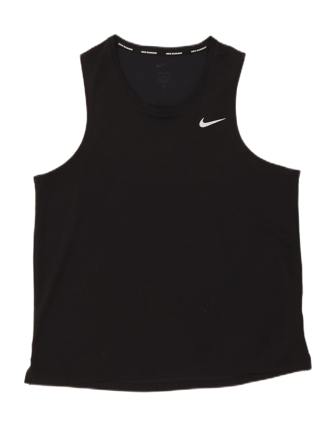 Vesta Nike Dri Fit pentru femei UK 16, mare, negru, poliester