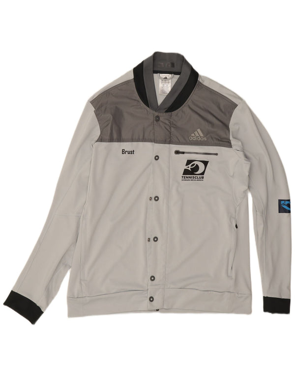 Adidas pentru bărbați Climacool Graphic Trening Top Jachetă mare gri Colorblock