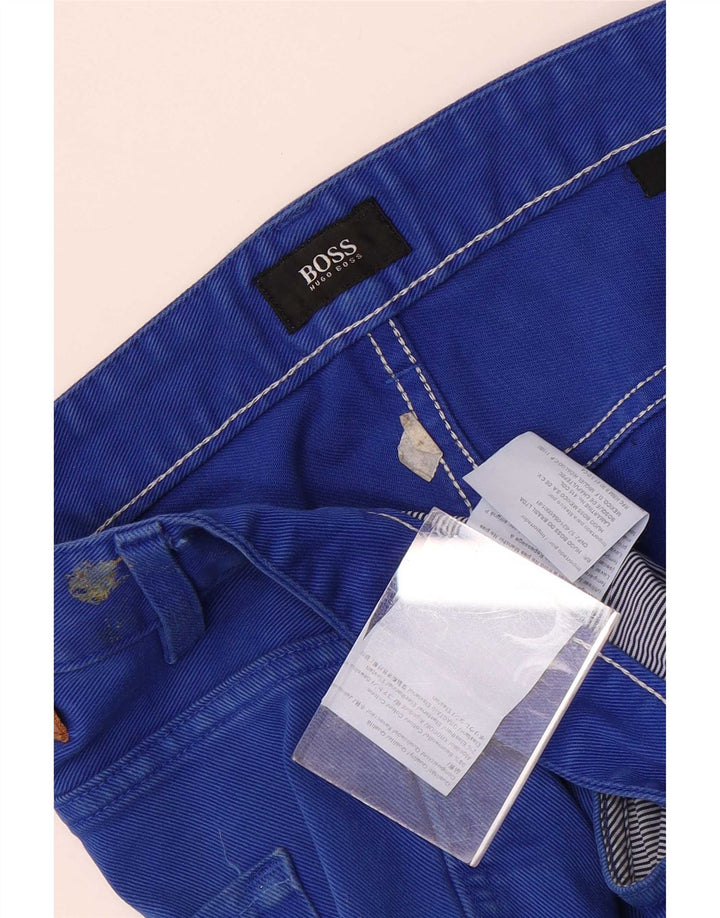 Blugi slim pentru bărbați Hugo Boss W36 L32 Bumbac albastru