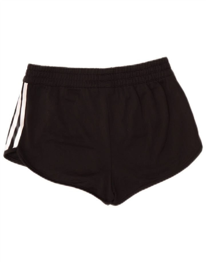 Pantaloni scurți sport Adidas pentru femei UK 12 Medium Black Colorblock Poliester