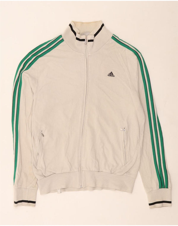 Jachetă de trening pentru bărbați Adidas UK 42/44, mare, alb, bumbac