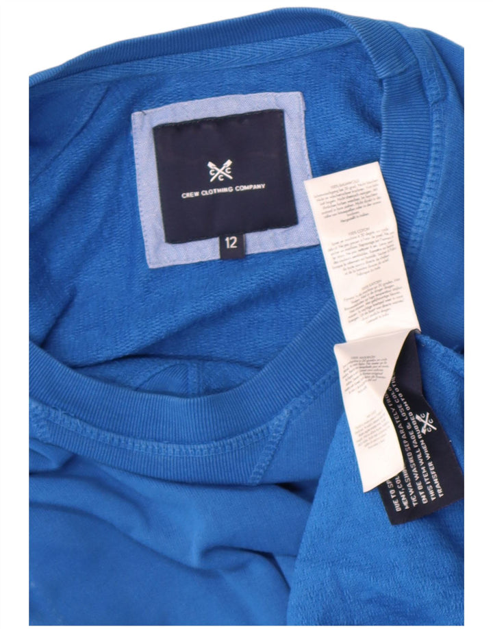 Crew Clothing Hanorac pentru femei Pulover UK 12 Bumbac albastru mediu