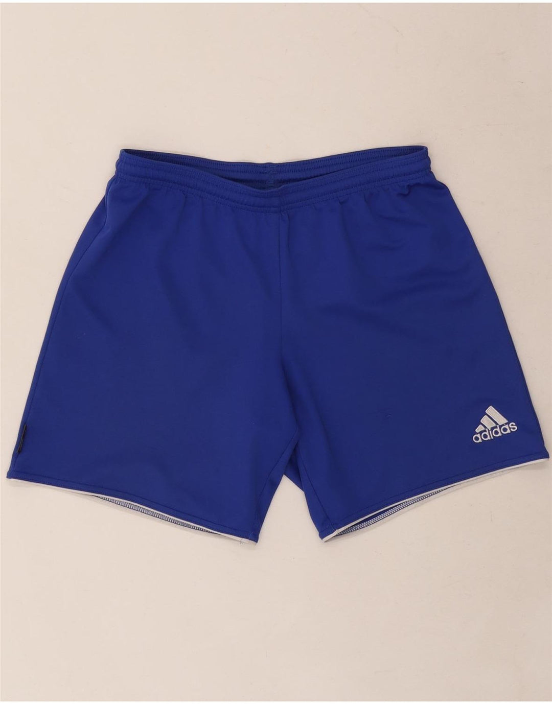 Pantaloni scurți sport ADIDAS pentru bărbați, poliester albastru mic