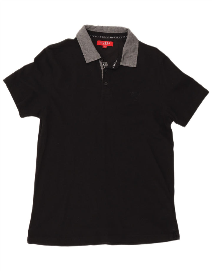 Tricou polo rugby pentru bărbați GUESS mediu negru