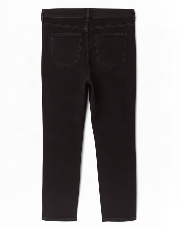 Blugi tăiați pentru femei Marks & Spencer Slim Fit UK 14 Large W34 L23 Negri