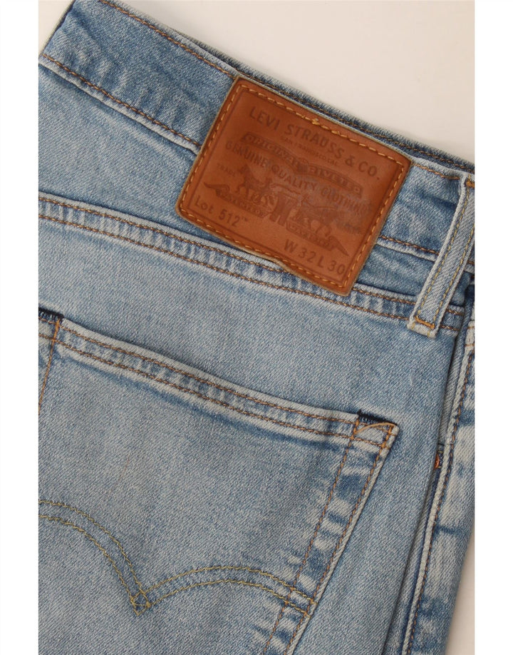 Blugi conici pentru bărbați Levi's 512 Slim Tapered W32 L30 Blue Bumbac