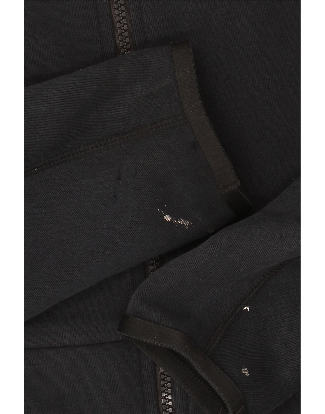 Pulover Nike pentru bărbați, cu fermoar, bumbac, negru