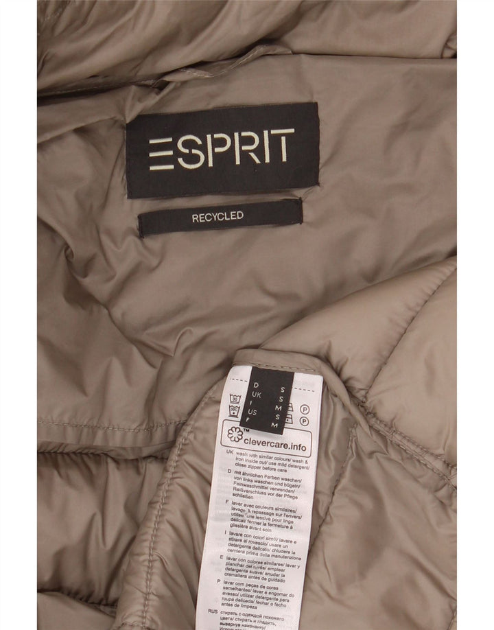 Palton căptușit pentru femei ESPRIT UK 10 Mic Bej Poliamidă