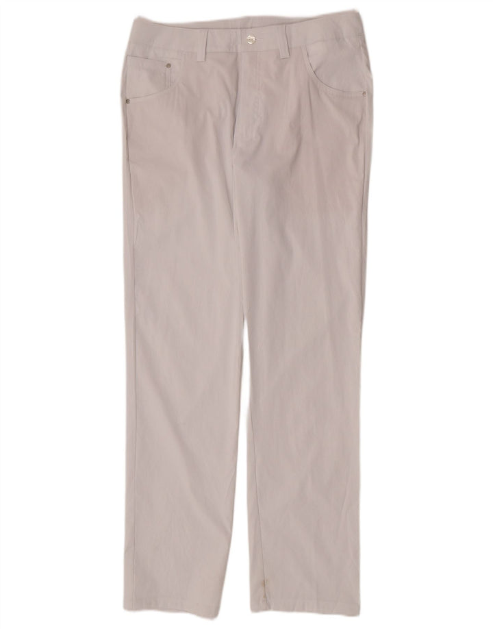 Pantaloni casual drepti pentru bărbați Puma W32 L32 poliester alb