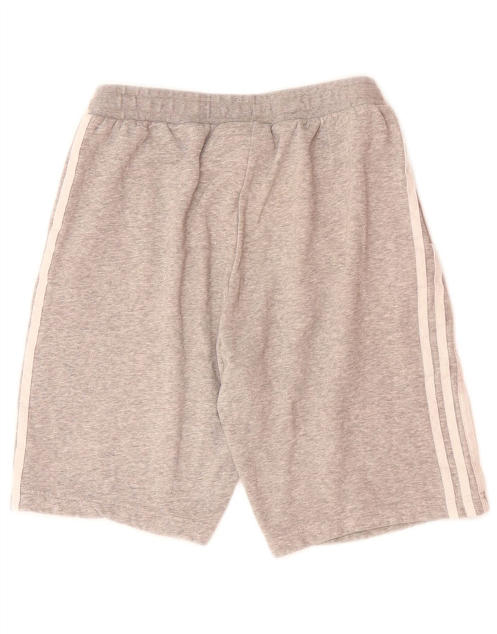 Pantaloni scurți sport pentru băieți Adidas 15-16 ani bumbac gri