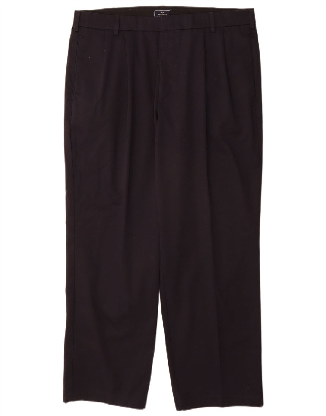 DOCKERS Pantaloni chino pentru bărbați, cu croială relaxată, L36 L30, bumbac bleumarin