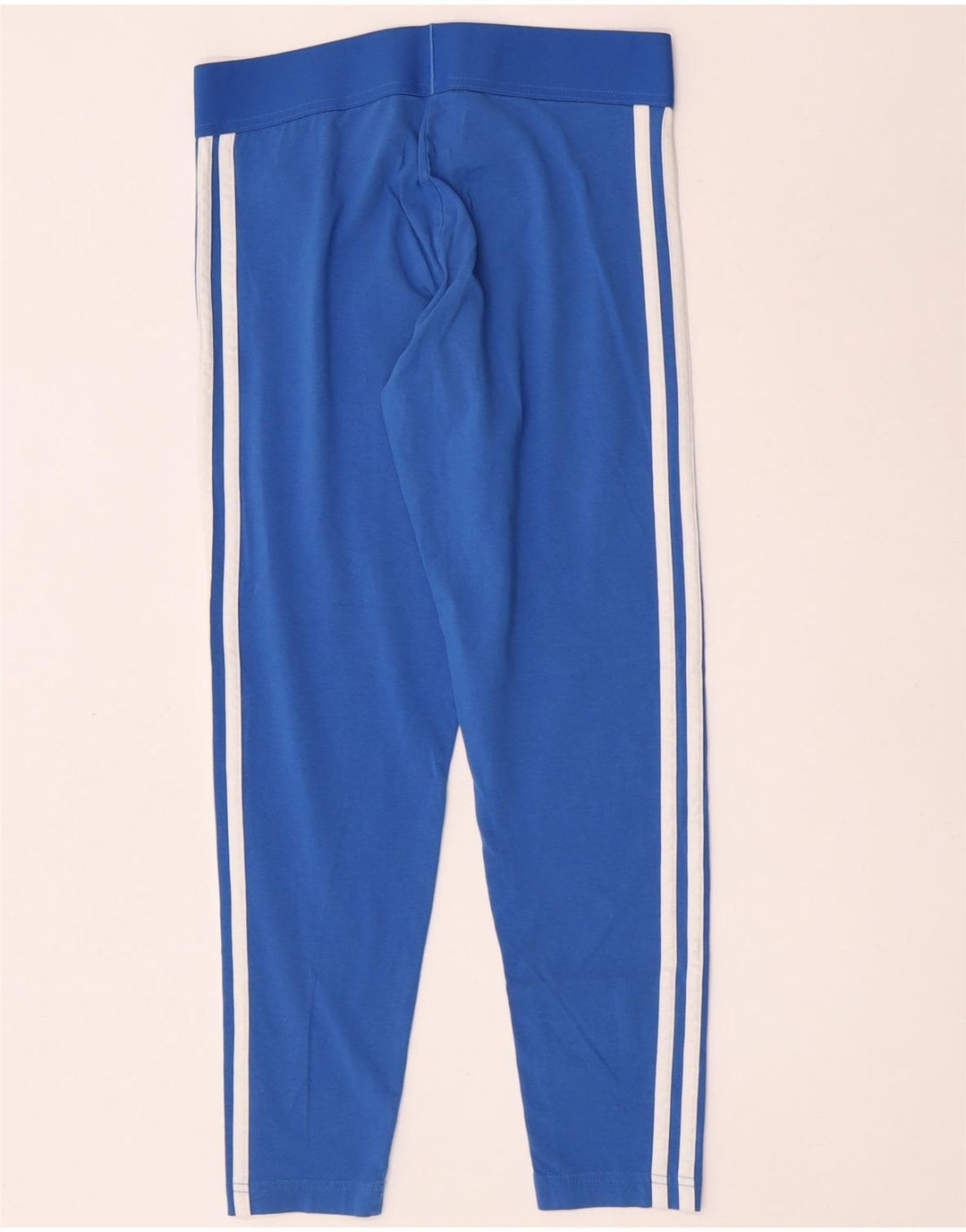 Leggings pentru femei Adidas UK 12/14, bumbac albastru mediu