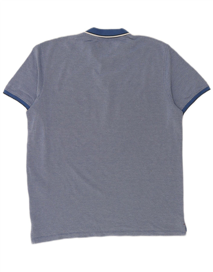 Tricou polo Jack & Jones pentru bărbați, XL, bumbac, albastru