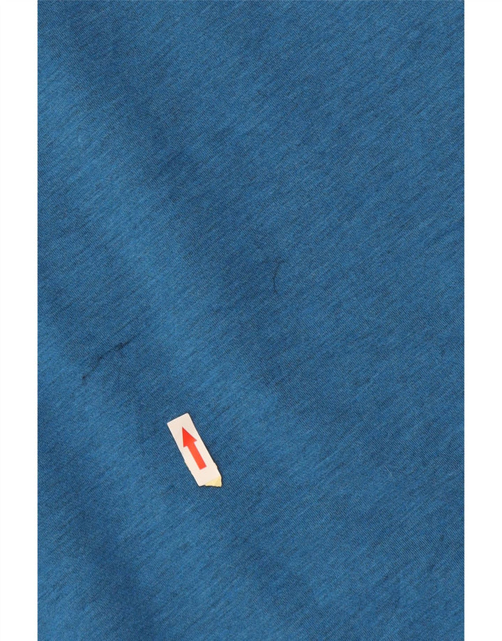 Pulover Russell Athletic pentru bărbați, cu fermoar, UK 42/44 Bumbac albastru mare