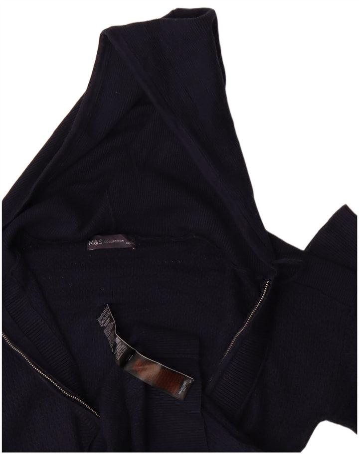 Pulover cardigan pentru femei Marks & Spencer UK 10 mic, bleumarin, viscoză