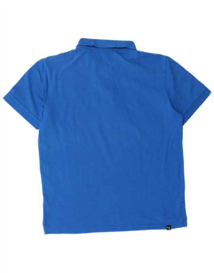 Tricou polo Puma pentru bărbați, albastru mediu