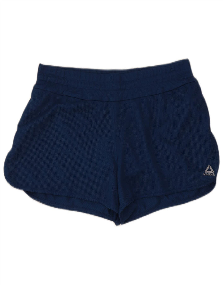 Pantaloni scurti sport Reebok Speedwick UK 16, mari, albastru, poliester