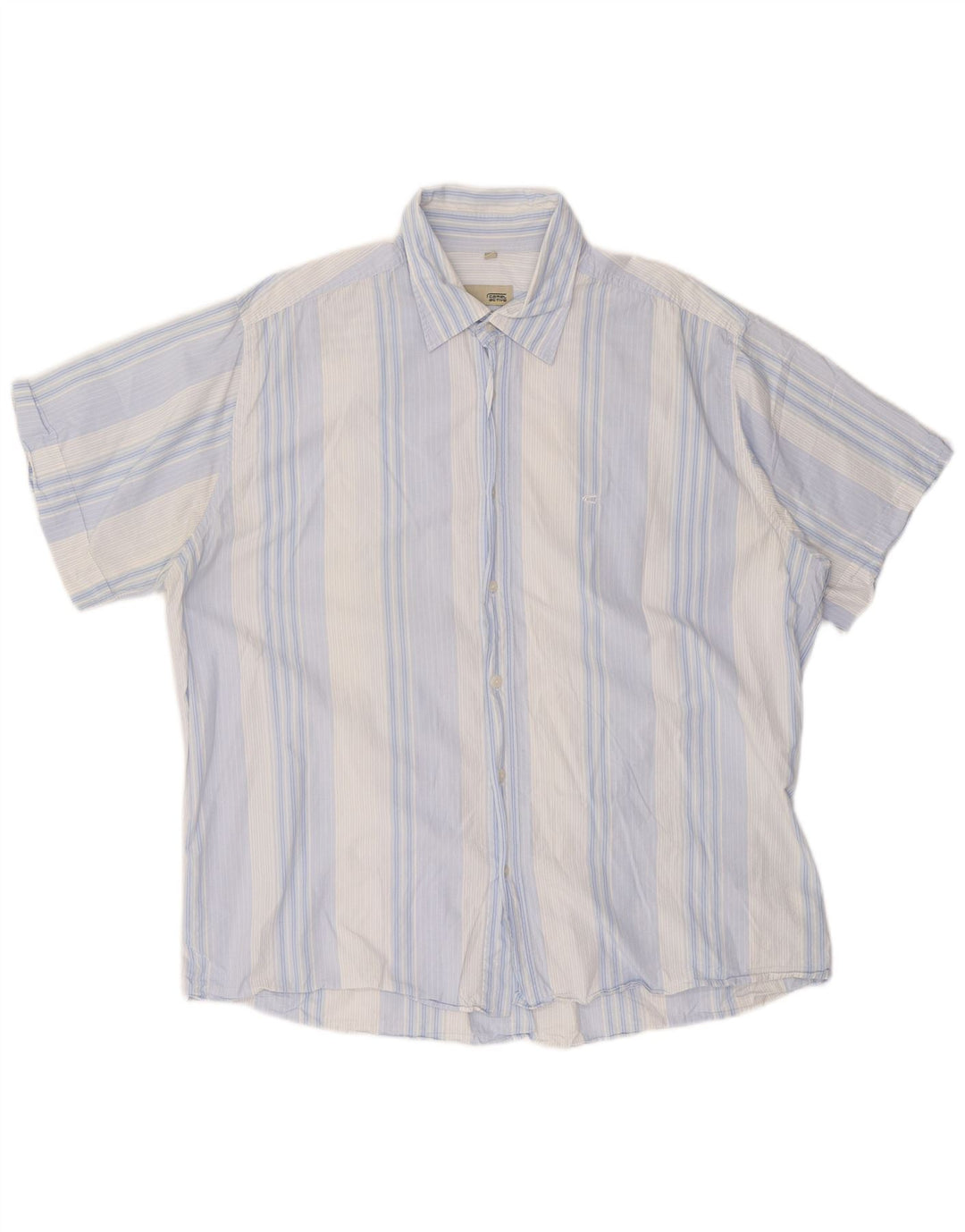 Cămașă subțire cu mânecă scurtă pentru bărbați CAMEL ACTIVE 2XL cu dungi albastre