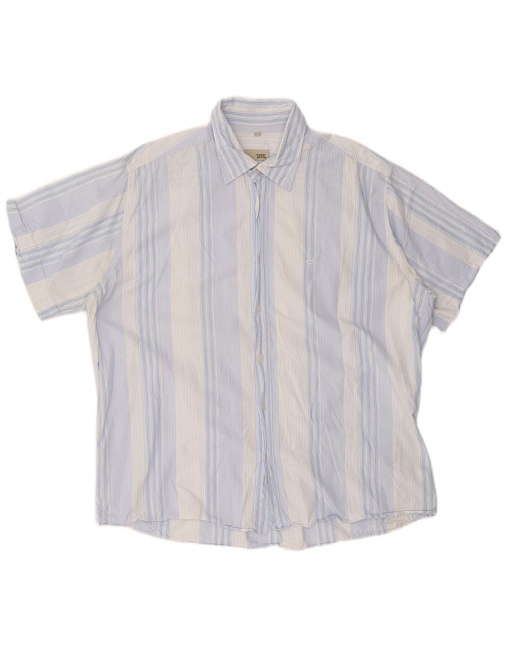 Cămașă subțire cu mânecă scurtă pentru bărbați CAMEL ACTIVE 2XL cu dungi albastre