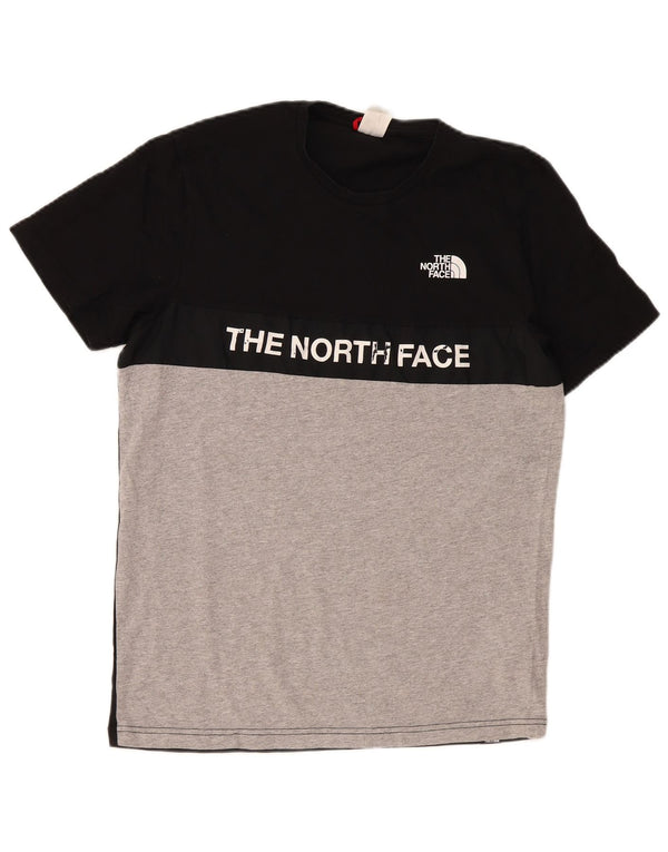 Tricou grafic pentru bărbați The North Face Top Medium Black Colorblock Bumbac