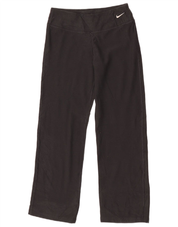 Pantaloni de trening Nike Dri Fit pentru femei UK 14 Poliester mediu negru